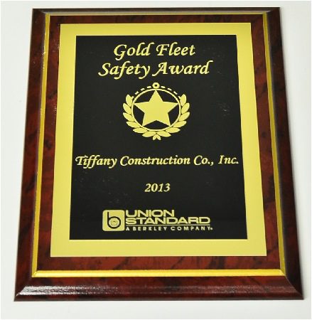 Gold Fleet Safety Award