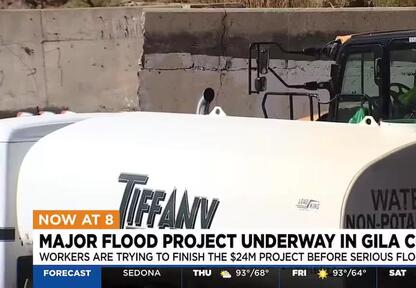 Gila County races to finish $24M flood project before monsoon storms